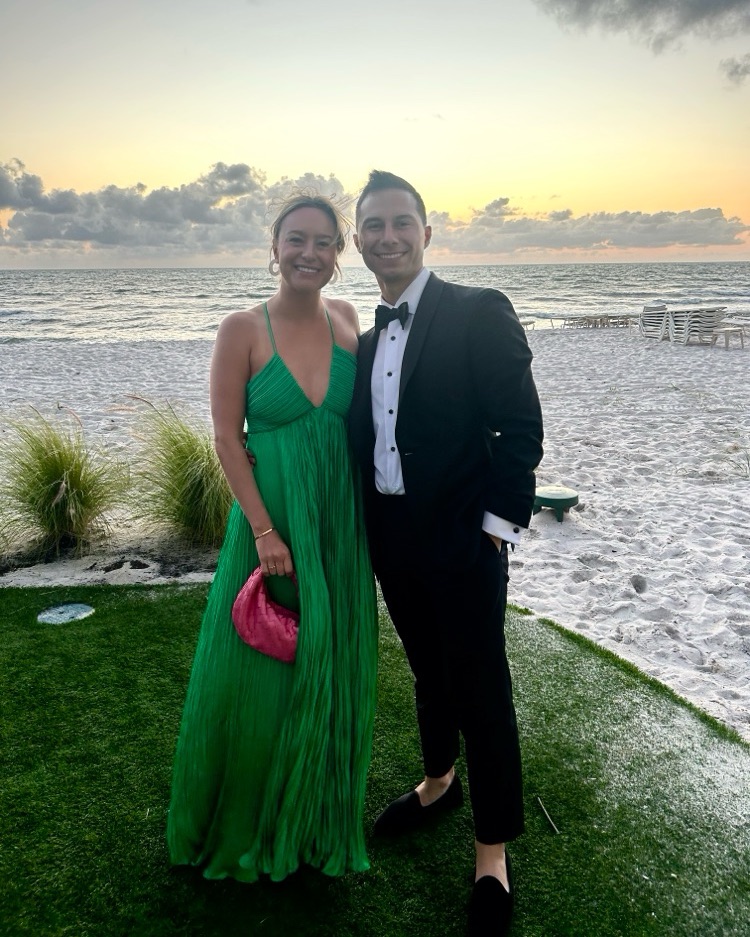 ALC Angelina II Satin Pleated Dress by ALC - Pickle