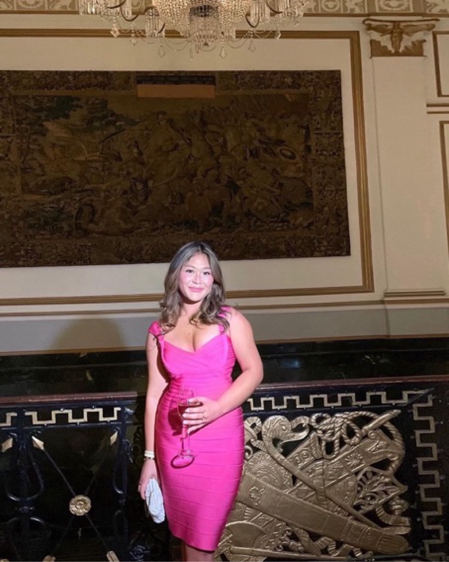 Hervé Léger Bandage Mini Dress Pink by Herve Leger - Pickle