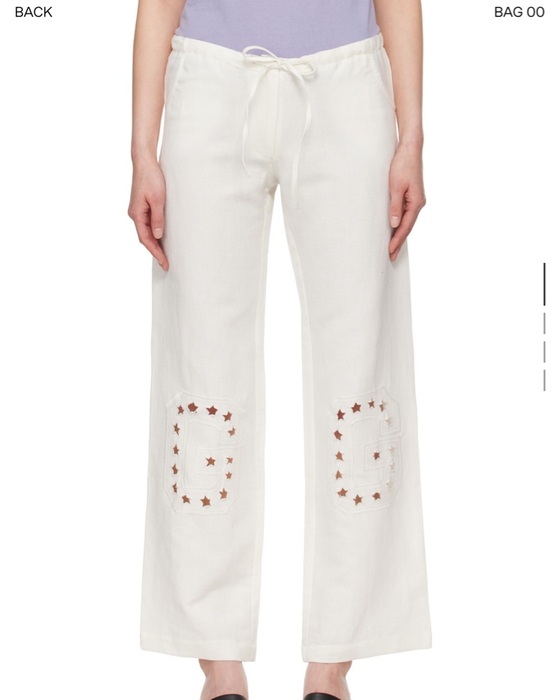 gimaguas パンツ Gimaguas Linen Trousers by Gimaguas - Pickle