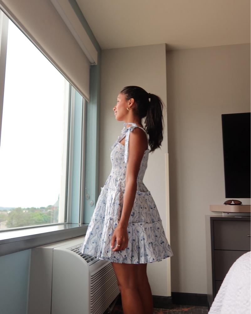 The Ribbon Charlotte Nap Dress by Hill House - Pickle