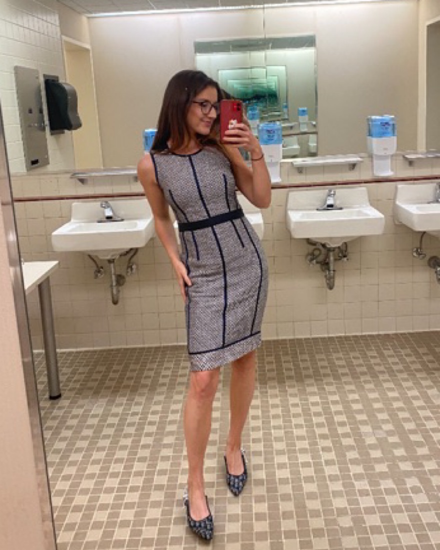 Club Monaco Tweed Dress by Club Monaco - Pickle