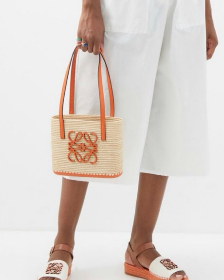 Loewe Paula's Ibiza Mini Basket Bag by Loewe - Pickle