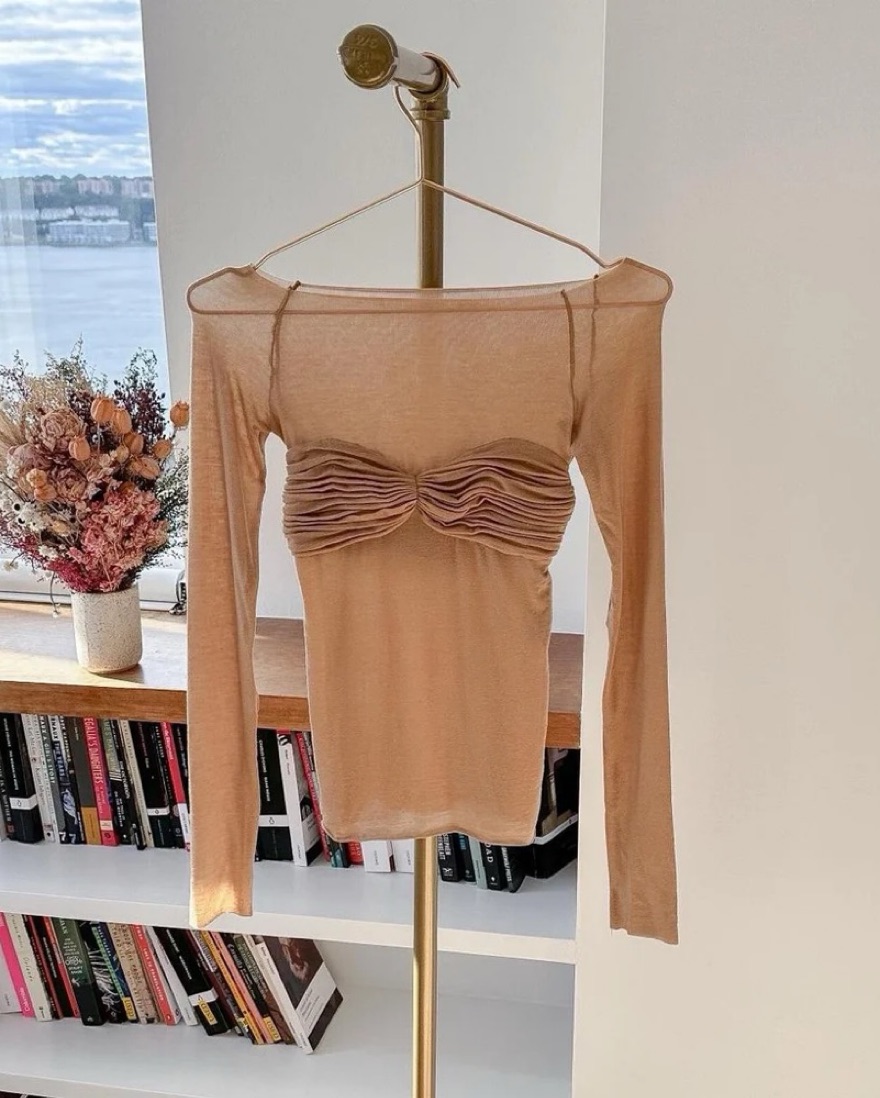 Orseund Iris La Sirena Top - Camel by Orseund Iris - Pickle