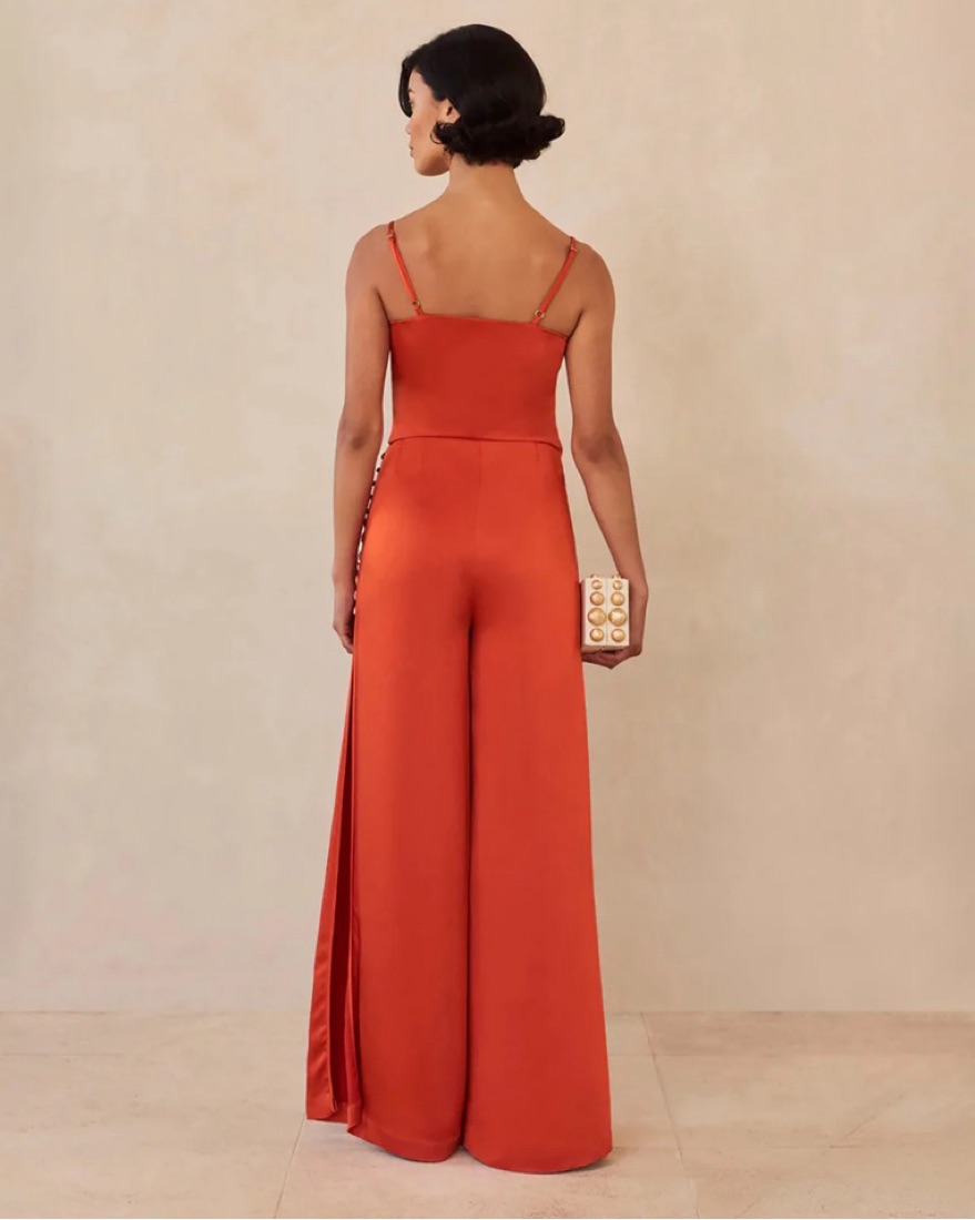 Cult Gaia Valencia Pants by Cult Gaia - Pickle