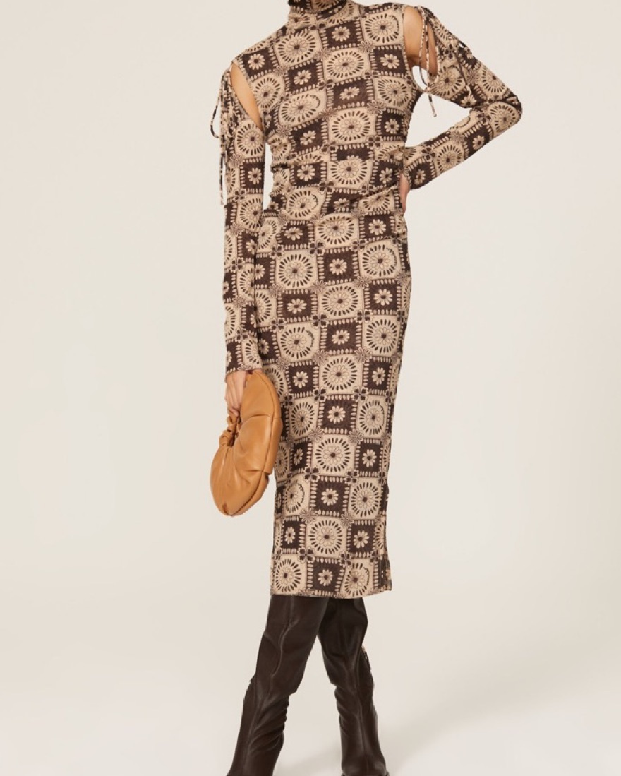 Nanushka Aleid Midi Dres by Nanushka - Pickle