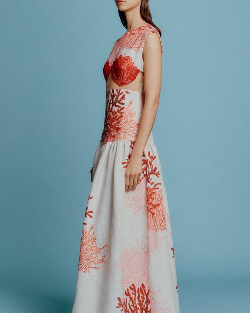 Silvia Tcherassi Red Coral Dress by Silvia Tcherassi - Pickle