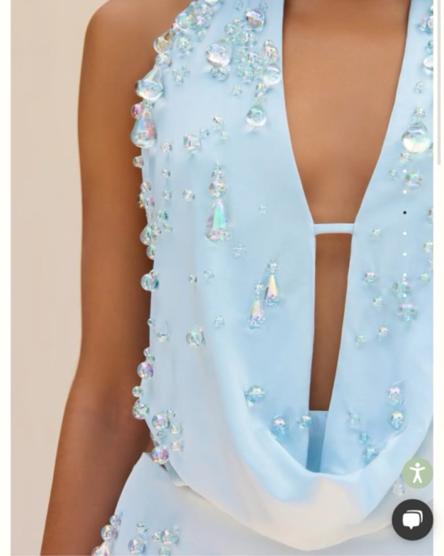 Cult Gaia Issey Dress In Hydrangea by Cult Gaia - Pickle