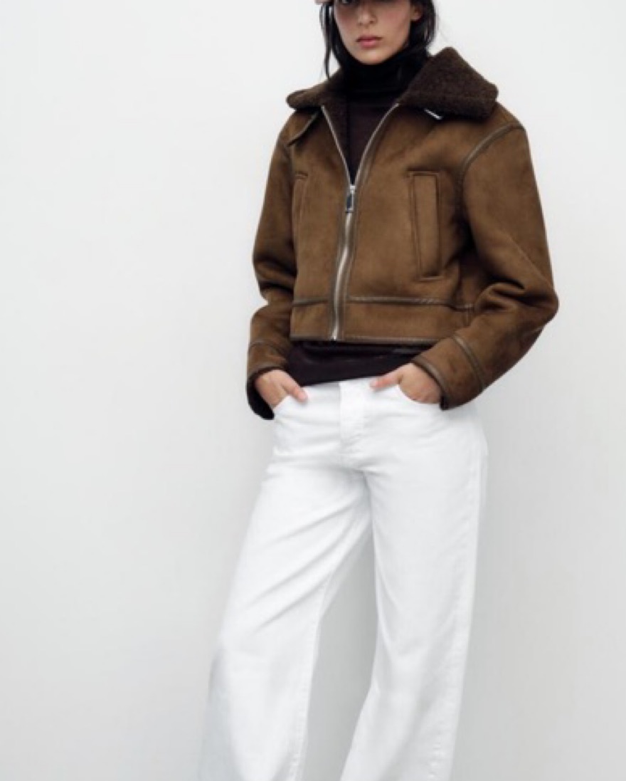 Zara Double Faced Jacket by Zara - Pickle