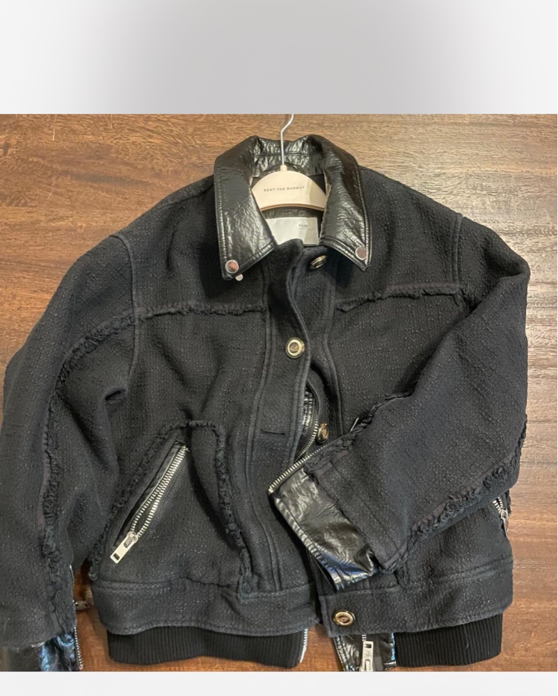 3.1 Phillip Lim Tweed Moto Jacket size M by 3.1 Phillip Lim - Pickle