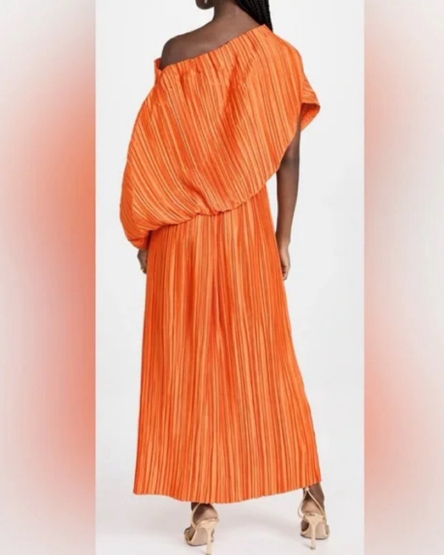 Cult gaia Isa Off The Shoulder Plisse by Cult Gaia - Pickle
