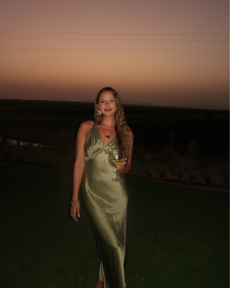 Reformation Madrigal Silk Dress by Reformation - Pickle