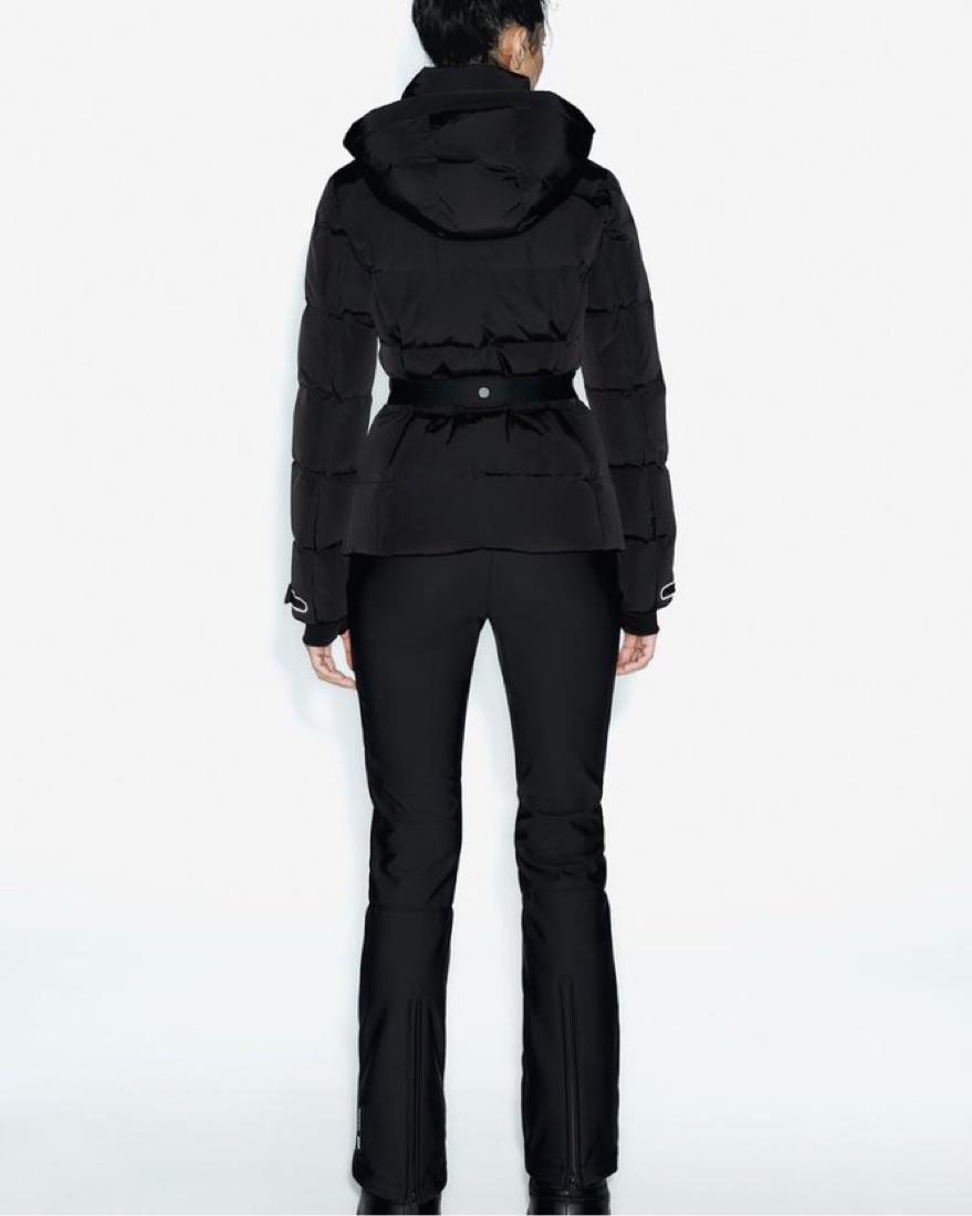 Zara Recco Technology Belted Ski Jacket by Zara - Pickle