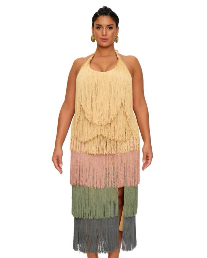 Andrea Iyamah Neme Midi Dress by andrea iyamah - Pickle