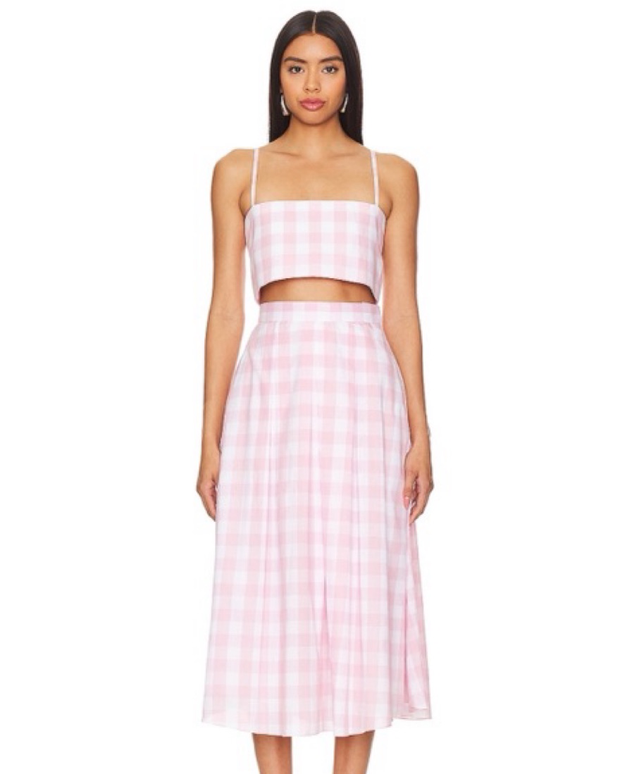 Azeeza Pink Gingham Set by Azeeza - Pickle
