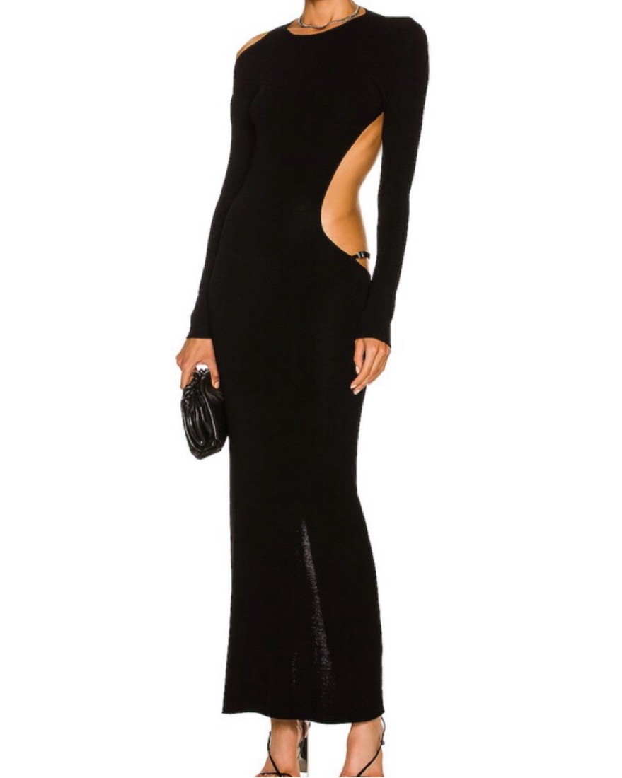 Aya AYA MUSE Draped jersey minidress by Aya Muse - Pickle