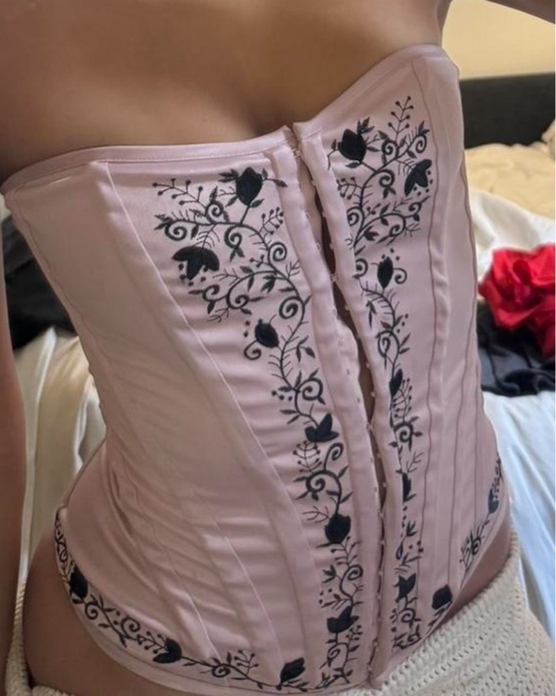 Pink Vintage Corset by Vintage - Pickle
