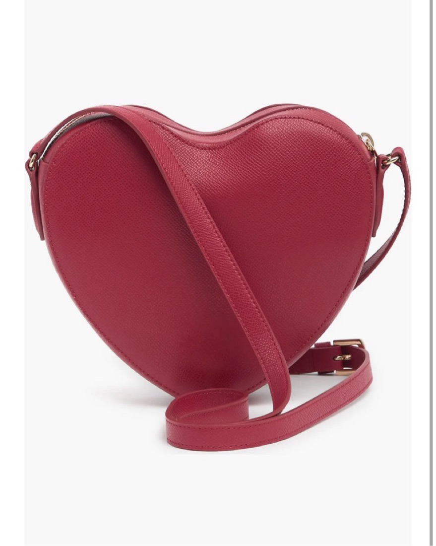 Furla Red Leather Lillie Heart Bag by Furla - Pickle