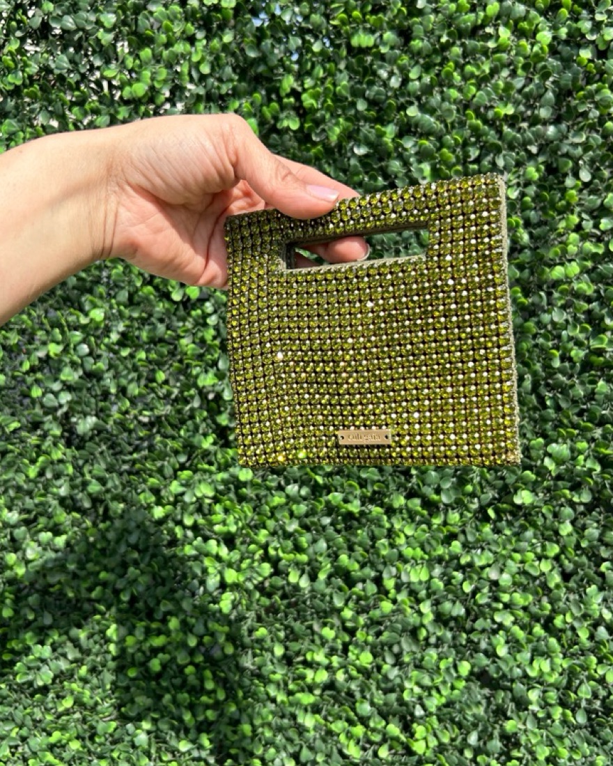 Cult Gaia Green Lucinda Nano Clutch Bag by Cult Gaia - Pickle
