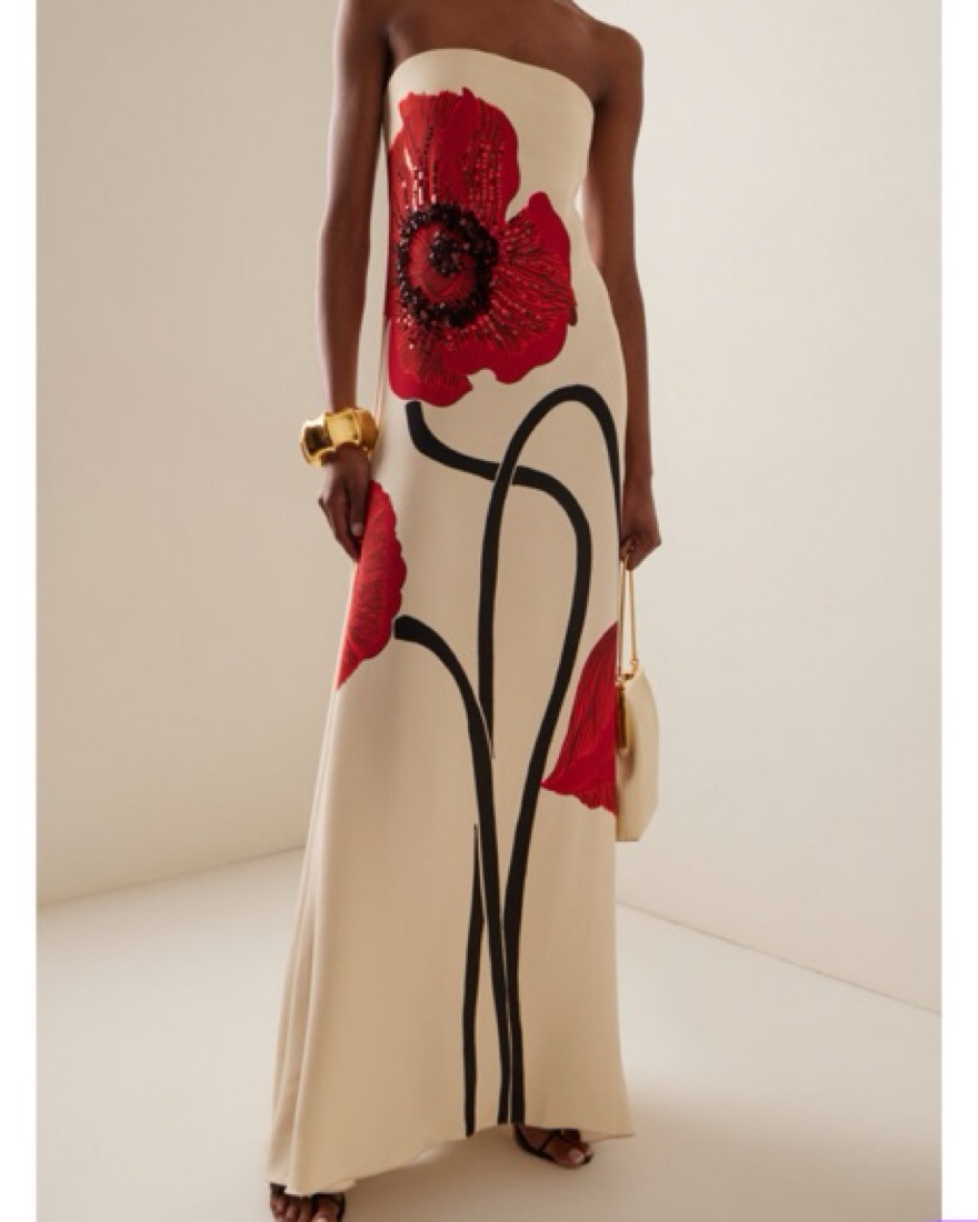 【house on the hill】yellow flower パンツセット Johanna Ortiz Petals Strapless Maxi by Johanna Ortiz - Pickle