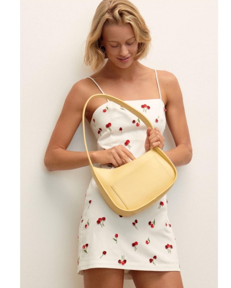 Anthropologie Maeve 3D Cherry Dress by Maeve - Pickle