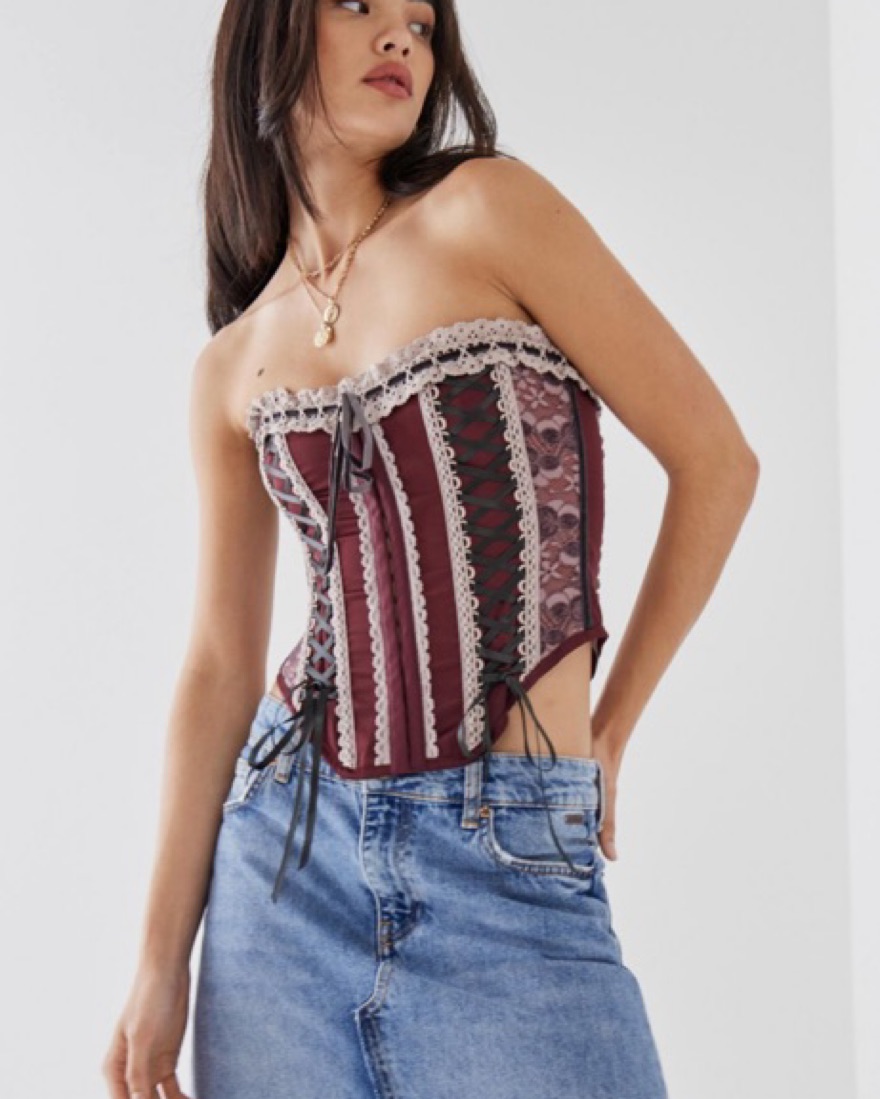 Light before dark Freya Corset by I AM GIA - Pickle