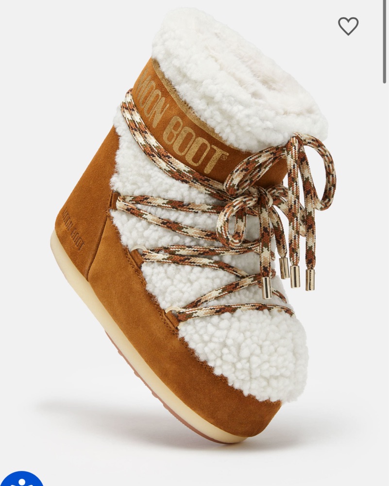 w*g様 MOON BOOT ムートンブーツ MOON BOOT LOW BROWN SHEARLING BOOTS by Moon Boot - Pickle