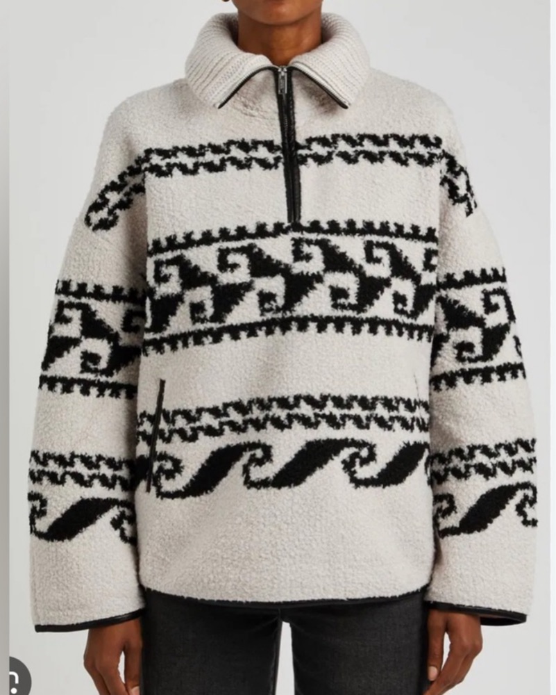 Isabel Marant Sherpa Pullover by Isabel Marant Etoile - Pickle