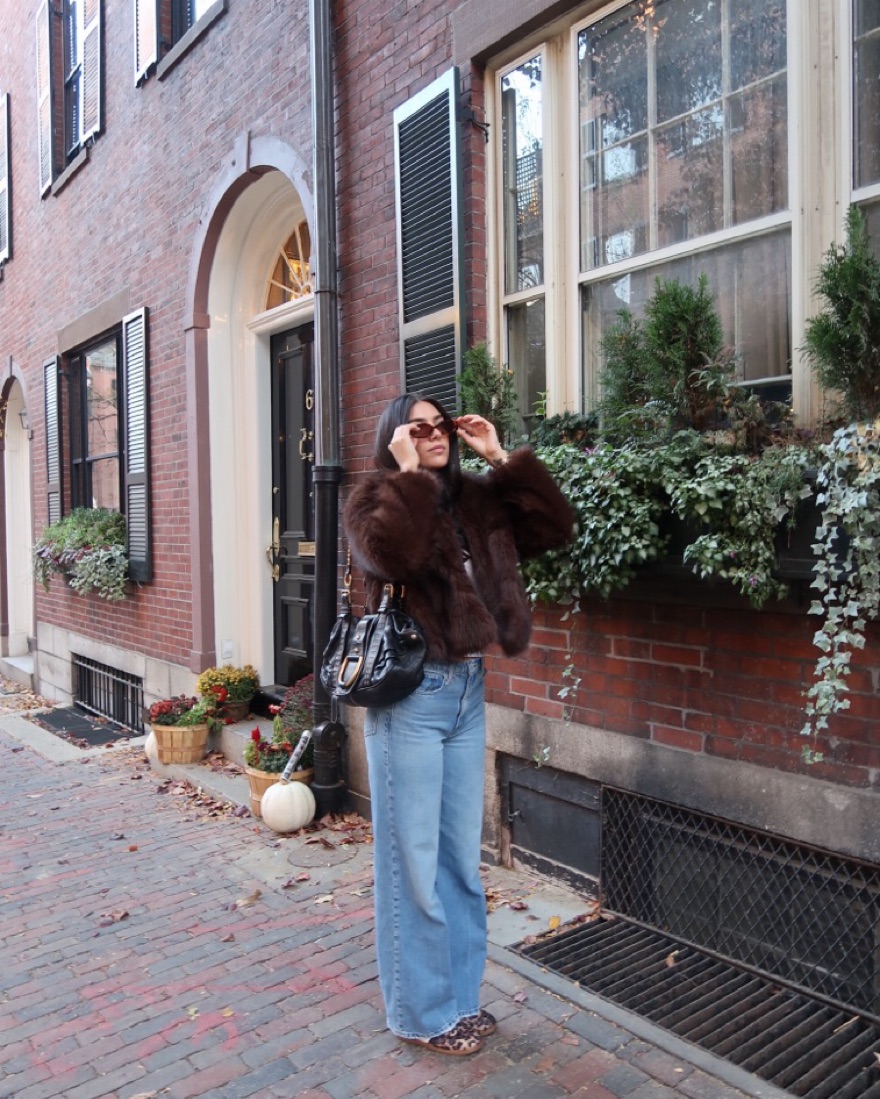 Bershka Brown Fur Coat by Bershka - Pickle