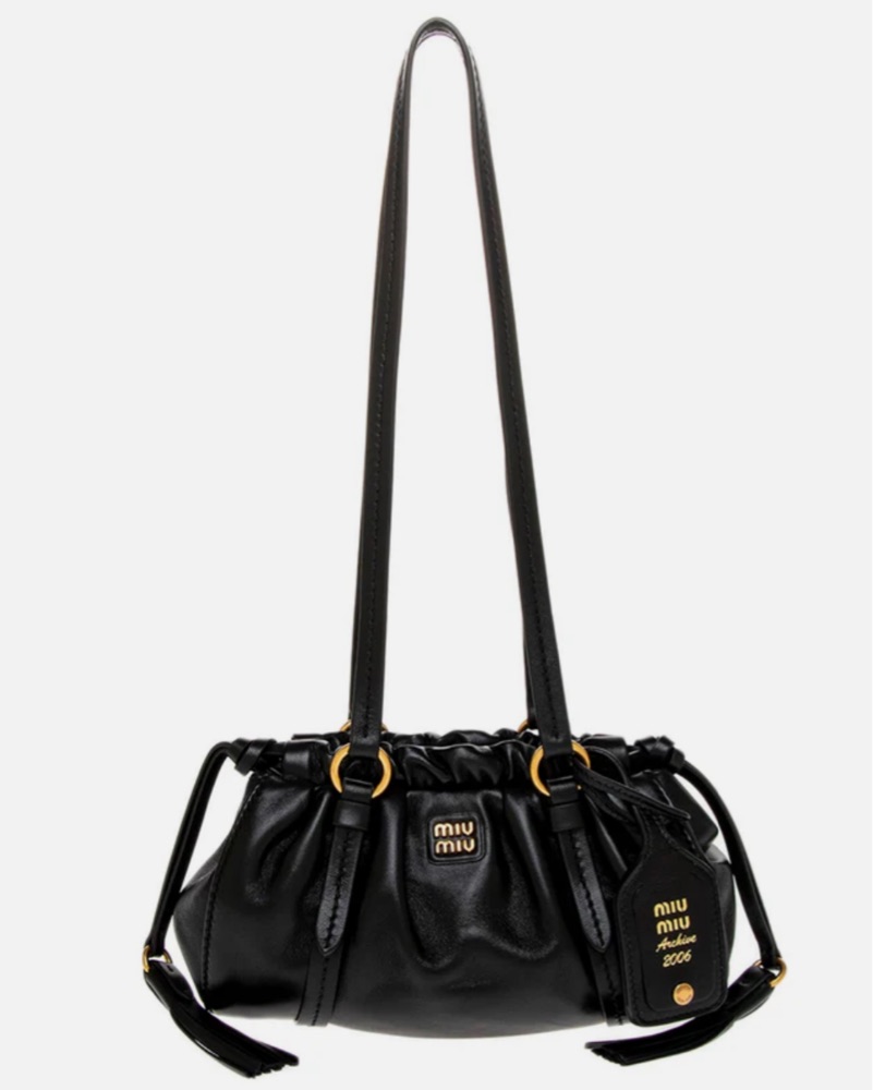 Miu Miu Joie Leather Mini Bag by Miu Miu - Pickle