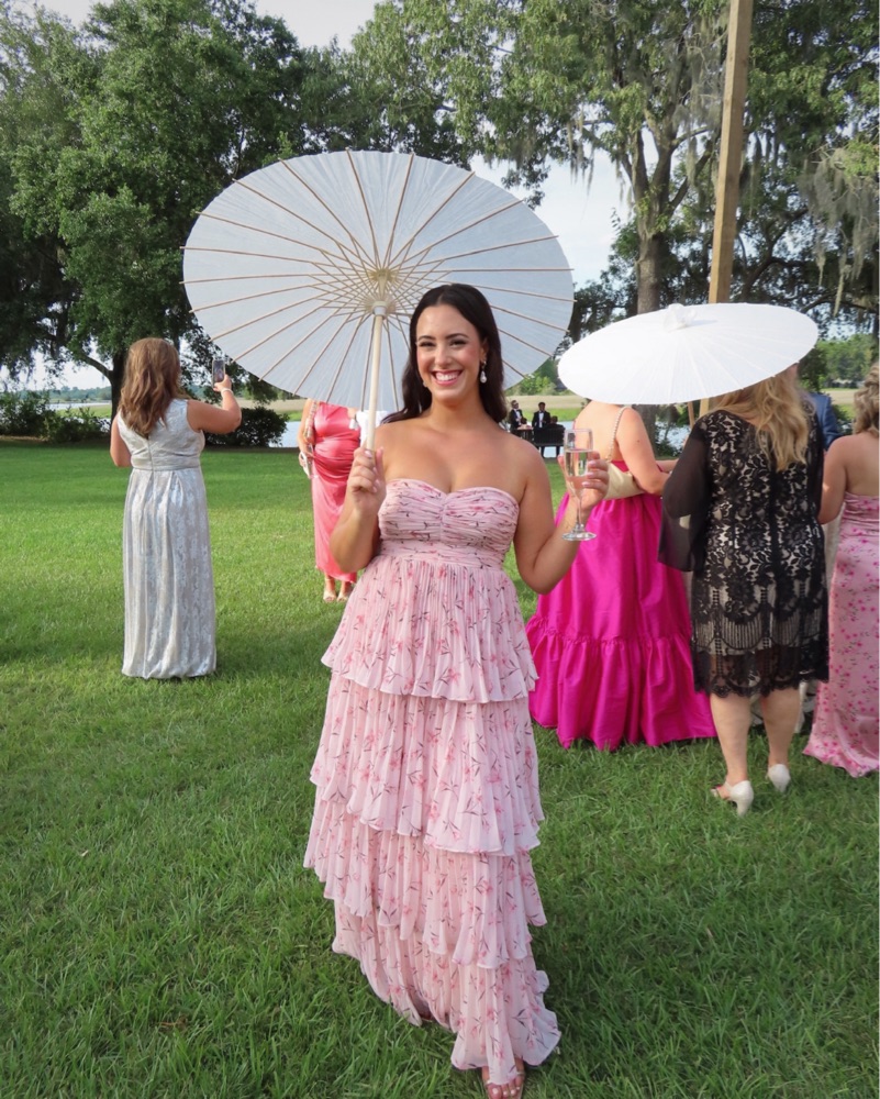 Fame & Partners Miyah Tiered Dress by Fame & Partners - Pickle