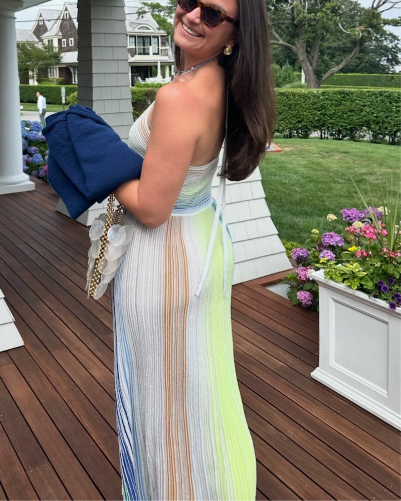 Serelith Metallic Dress Miss Rosier by Miss Rosier - Pickle