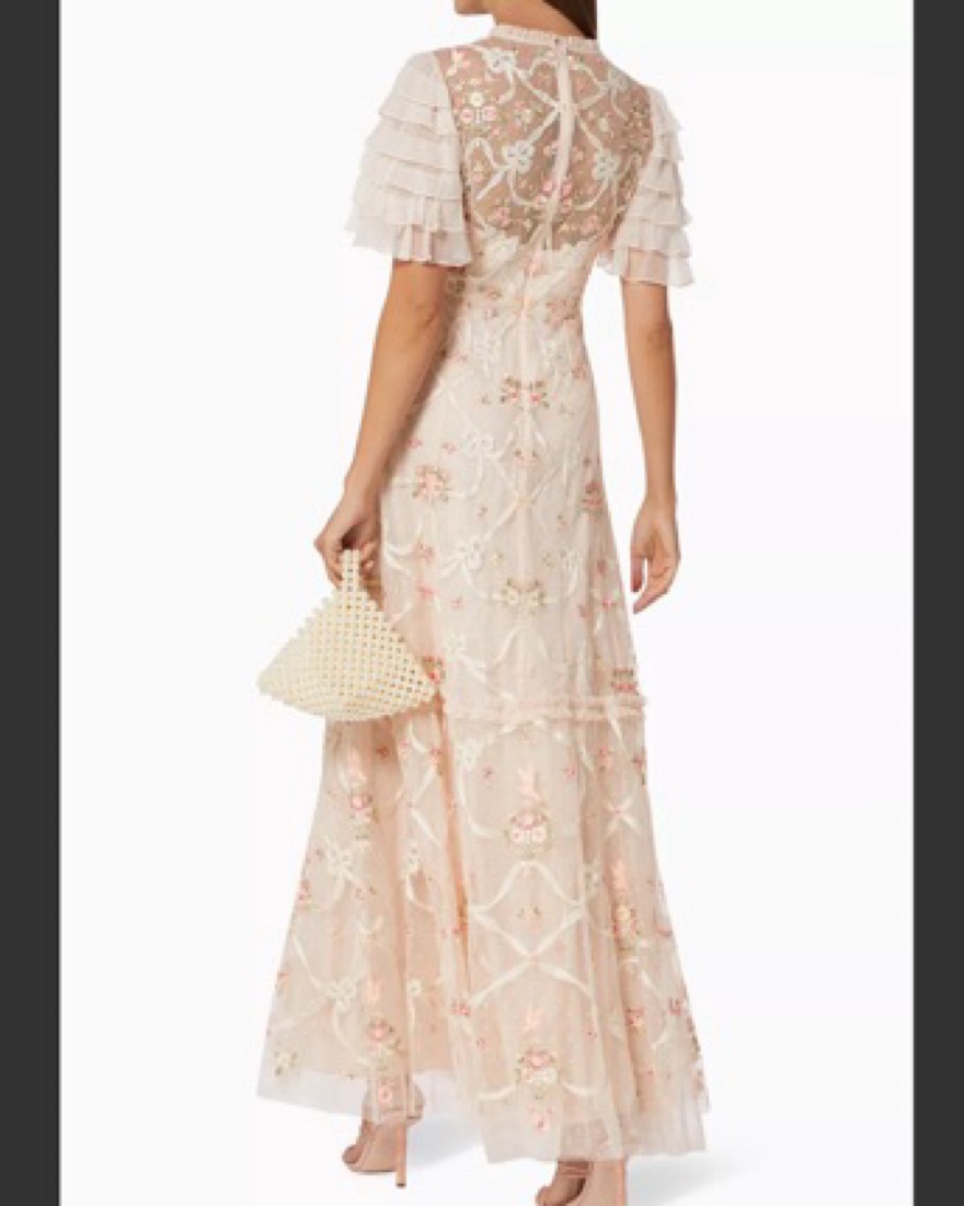 NEEDLE AND THREAD Isadora Dress by Needle & Thread - Pickle