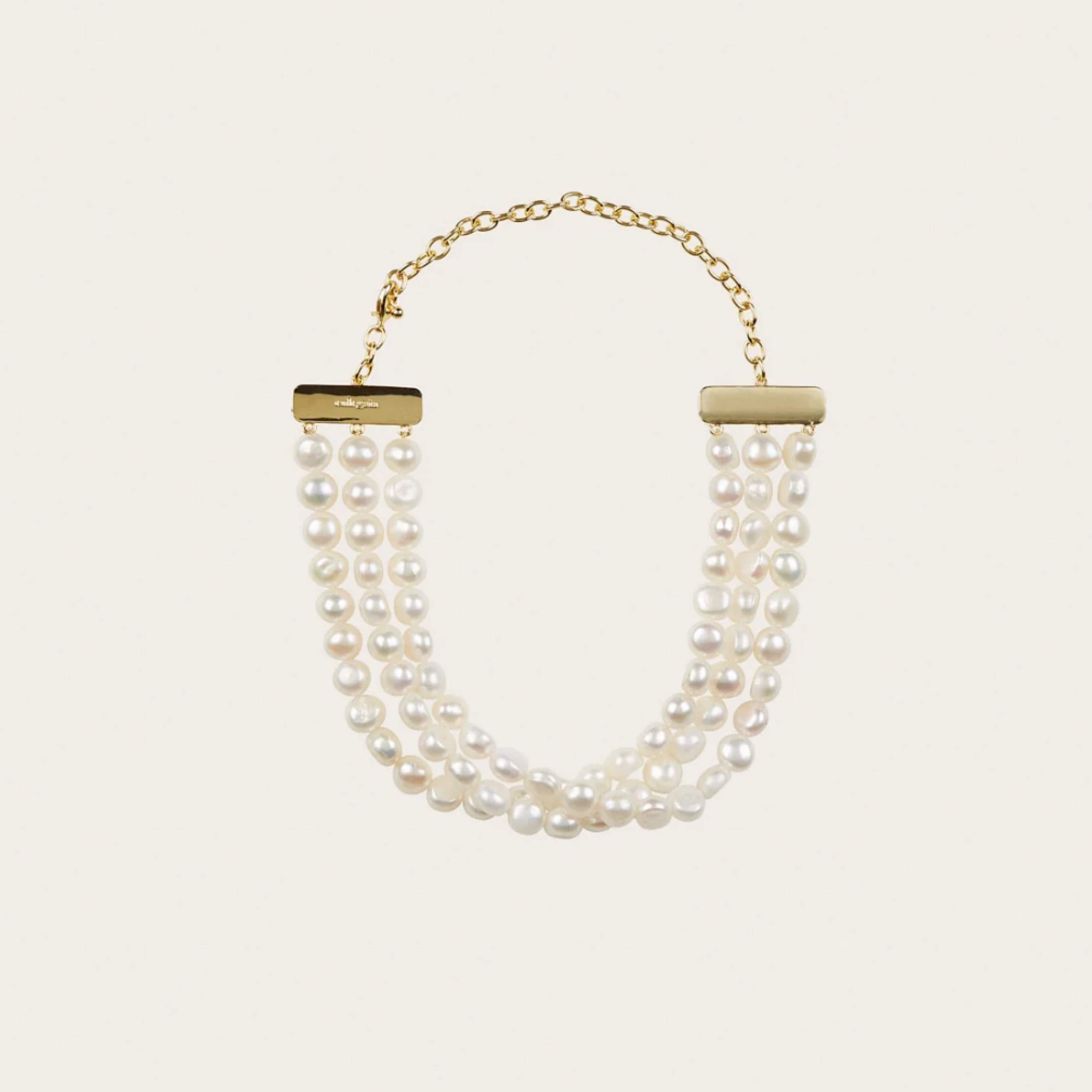Cult Gaia Nora Pearl Choker Necklace by Cult Gaia - Pickle