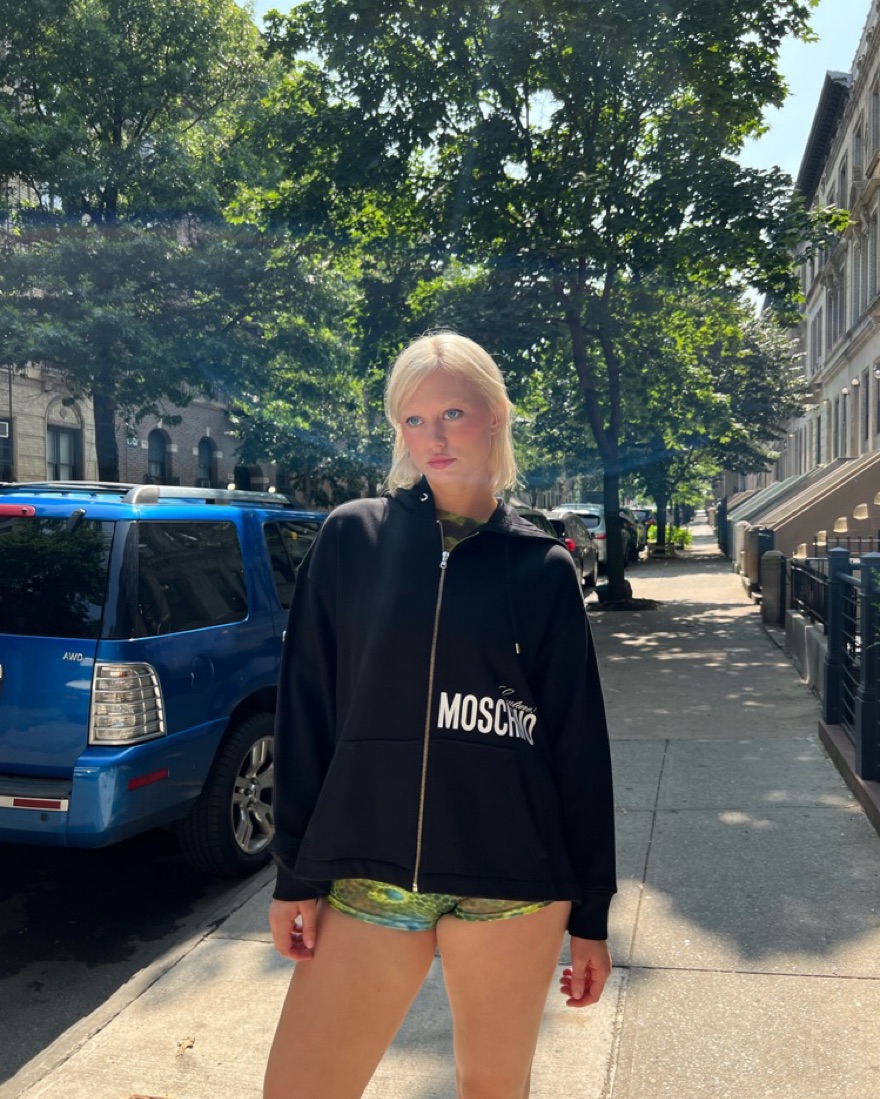 MOSCHINO ブラック ミリタリージャケット 42サイズ(Ｌ) Moschino Logo Jacket by Moschino - Pickle