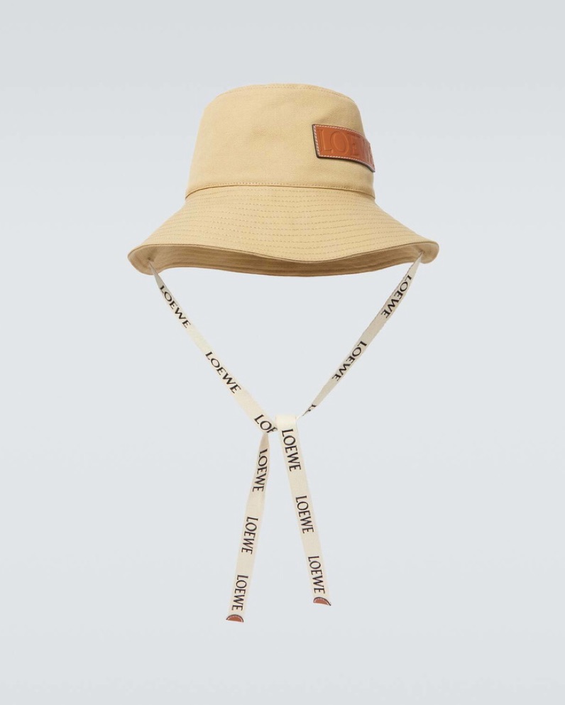$600 LOEWE Tan Safari Bucket Hat by Loewe - Pickle