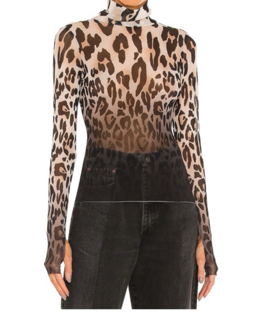 zadie top ombre leapord - revolve by AFRM - Pickle