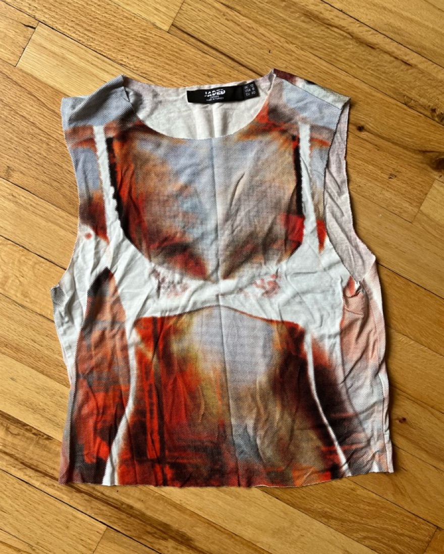 jaded london ノースリーブタンクトップ ブラック（黒）系 JADED LONDON(ジェイデッドロンドン) タンクトップ