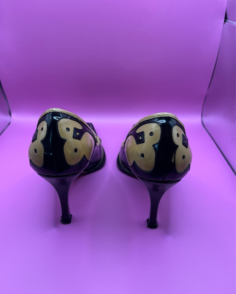 Vintage 90s Y2k Dolce & Gabbana Heels by Dolce & Gabanna - Pickle