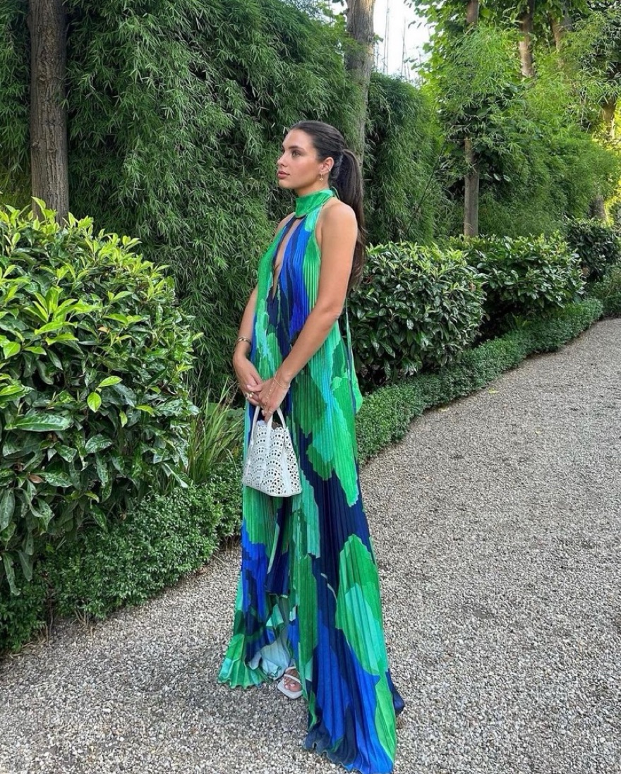 Lídee Opera Gown Capri Green by Lidee - Pickle