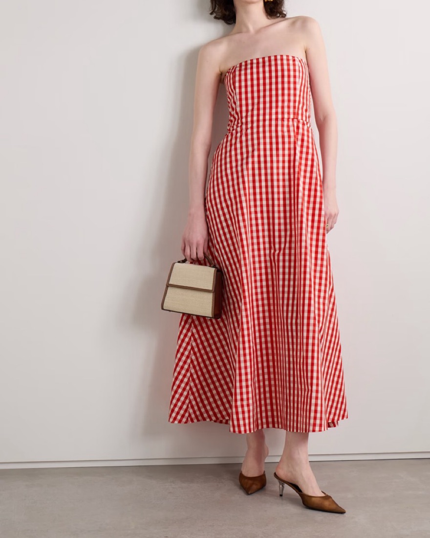 Bernadette Odette Dress In Red Gingham by BERNADETTE - Pickle