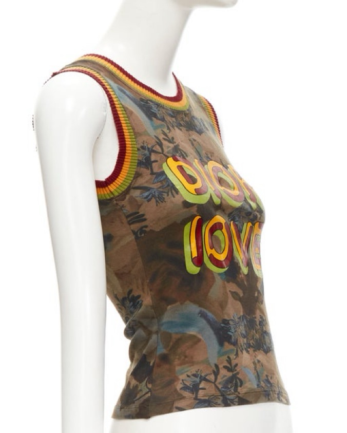 Dior John Galliano Rasta Tank Top by Christian Dior - Pickle