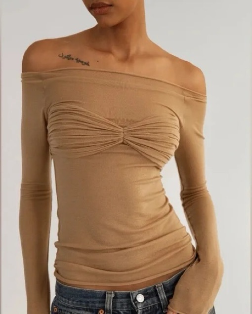 Orseund Iris La Sirena Top - Camel by Orseund Iris - Pickle