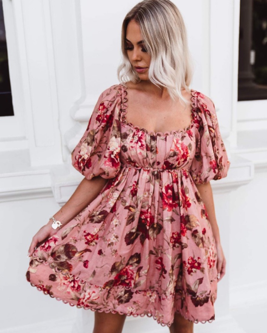 Zimmermann Cassia Scallop Dress by Zimmermann - Pickle