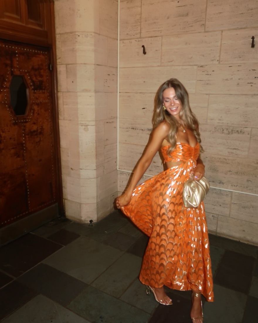 Delfi Collective Adele Sweetheart Dress by Delfi Collective - Pickle