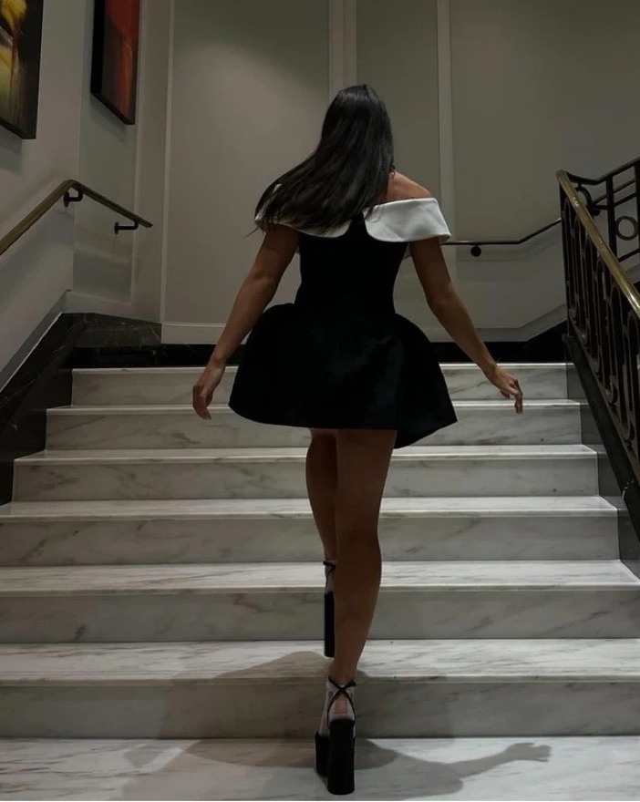 Shushu/Tong Black Minidress by SHUSHU/TONG - Pickle