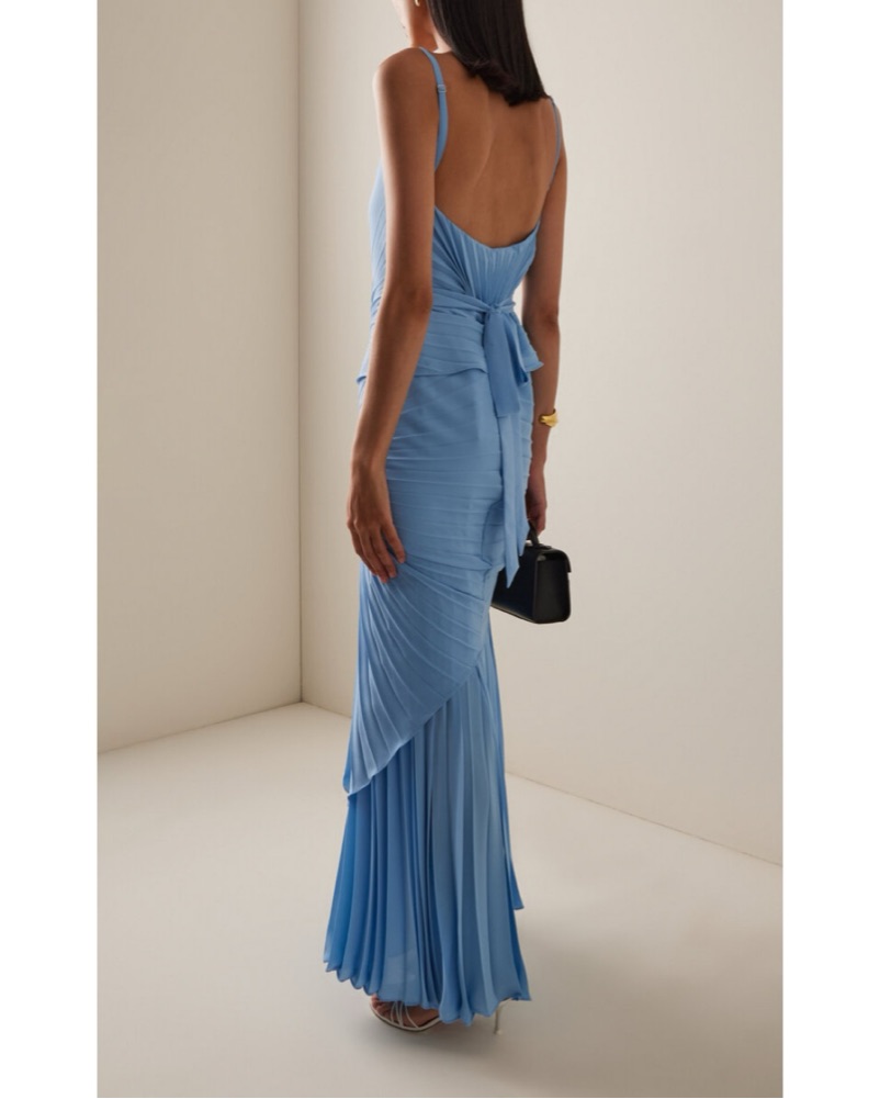 Torrent Pleated Dress by Georgia Hardinge - Pickle