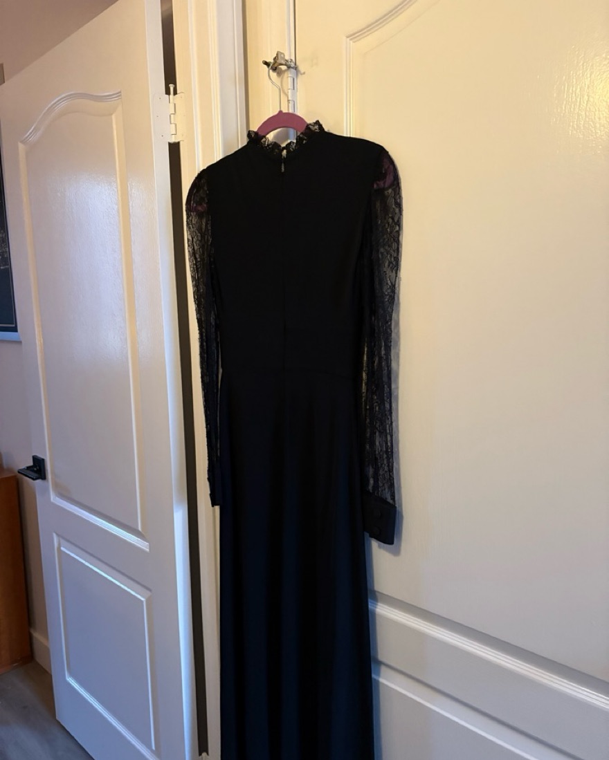 Glamorous Gucci Gem-Encrusted Black Lace Dress by Gucci - Pickle