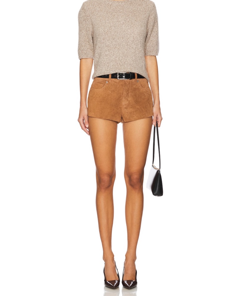 Suede Mini Short by BlankNYC - Pickle