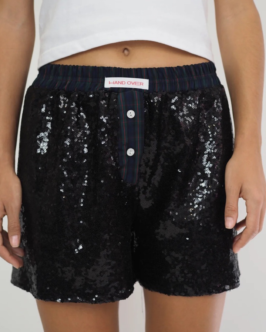 Handover Sparkly Boxers by Handover - Pickle