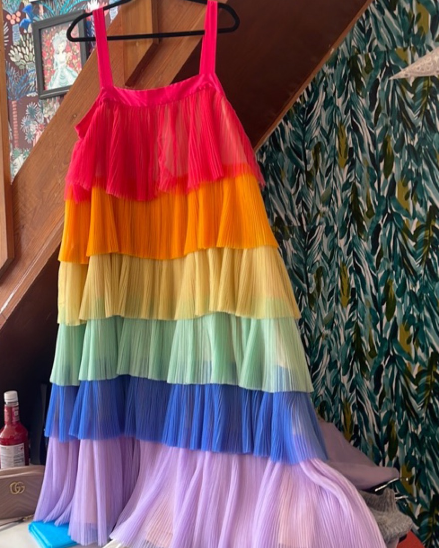 Anthropologie rainbow dress shop